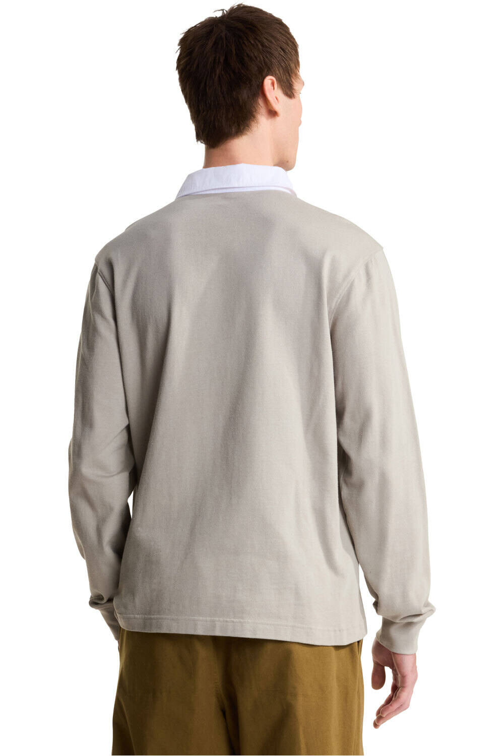 The North Face polo manga larga hombre M VISTA RUGBY LONG SLEEVE SHIRT vista trasera