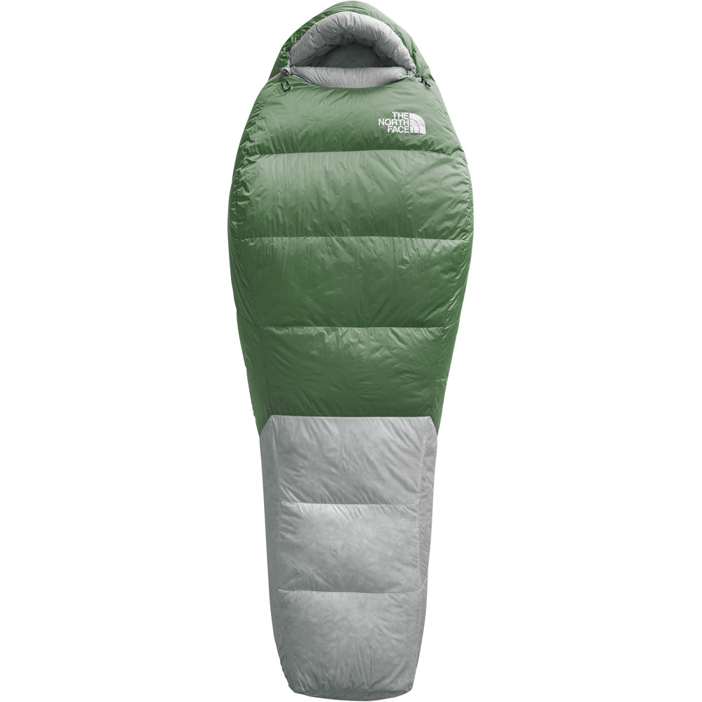 The North Face saco de dormir GREEN KAZOO vista frontal