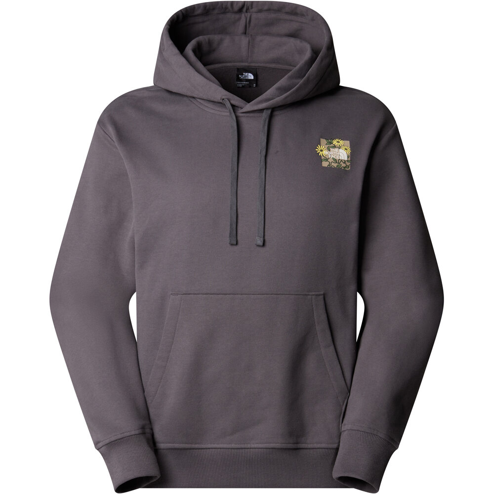 The North Face sudadera hombre M CONNECT RELAXED HOODED SWEATSHIRT-GRAP vista detalle