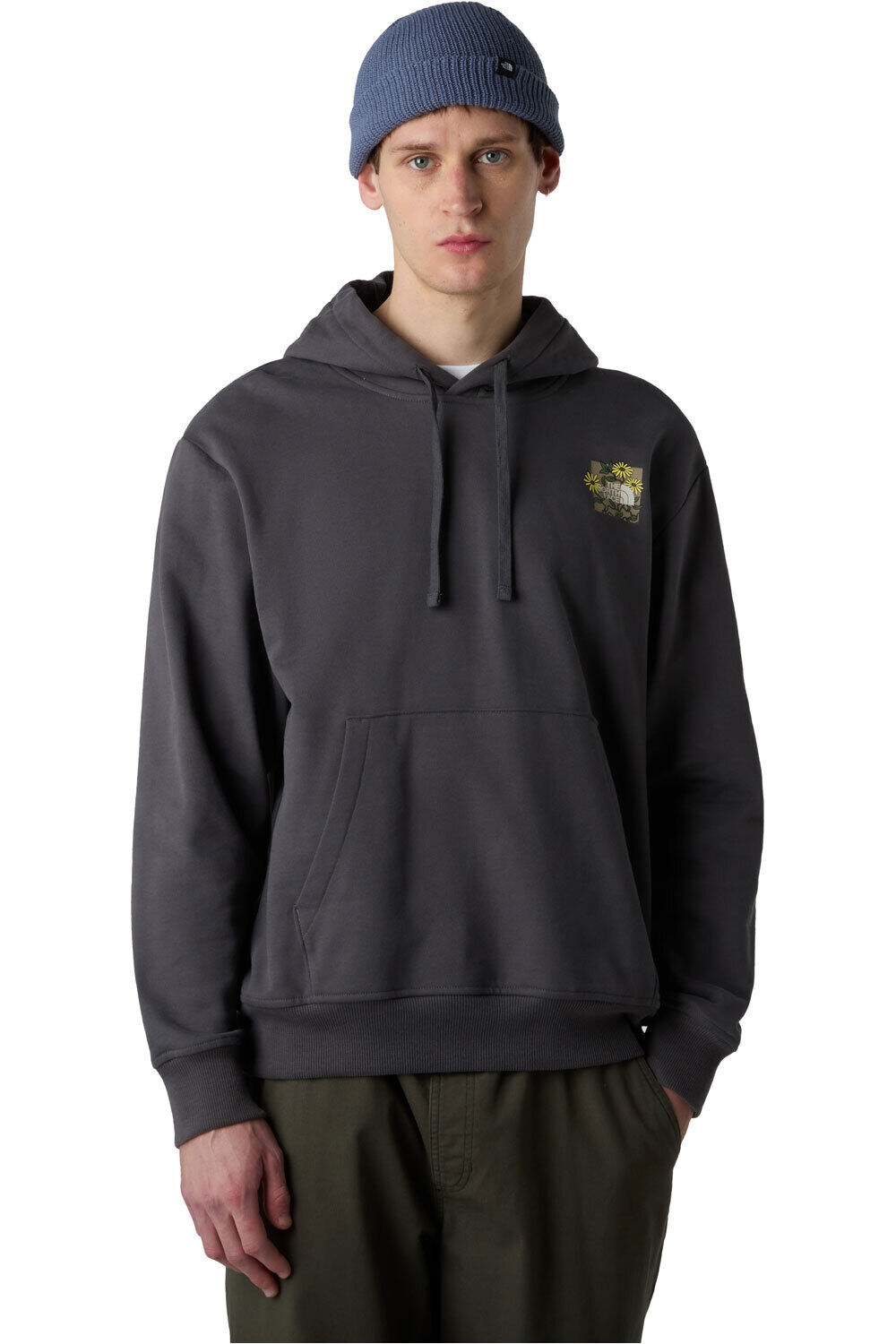 The North Face sudadera hombre M CONNECT RELAXED HOODED SWEATSHIRT-GRAP vista frontal