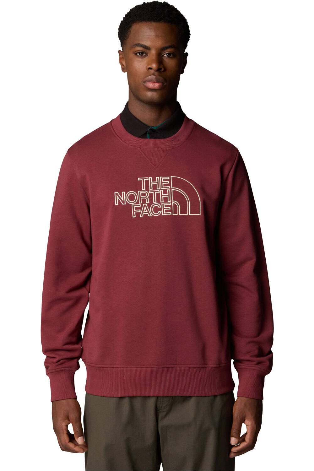 The North Face sudadera hombre M DREW PEAK LIGHT CREW vista frontal