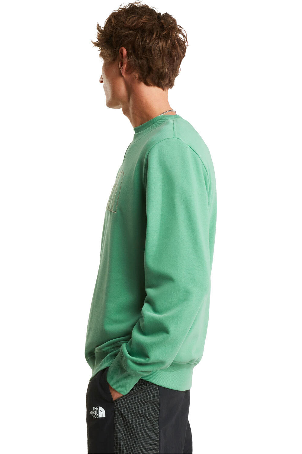 The North Face sudadera hombre M DREW PEAK LIGHT REGULAR CREW vista detalle