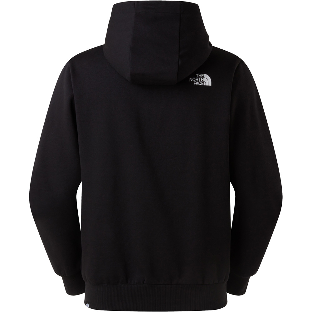 The North Face sudadera hombre M EVOLUTION BOX HALF DOME REGULAR HOODIE vista trasera