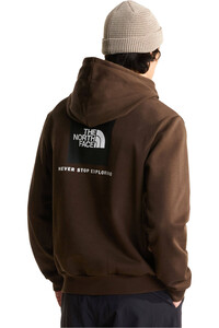 The North Face sudadera hombre M EVOLUTION BOX NSE REGULAR HOODIE vista trasera