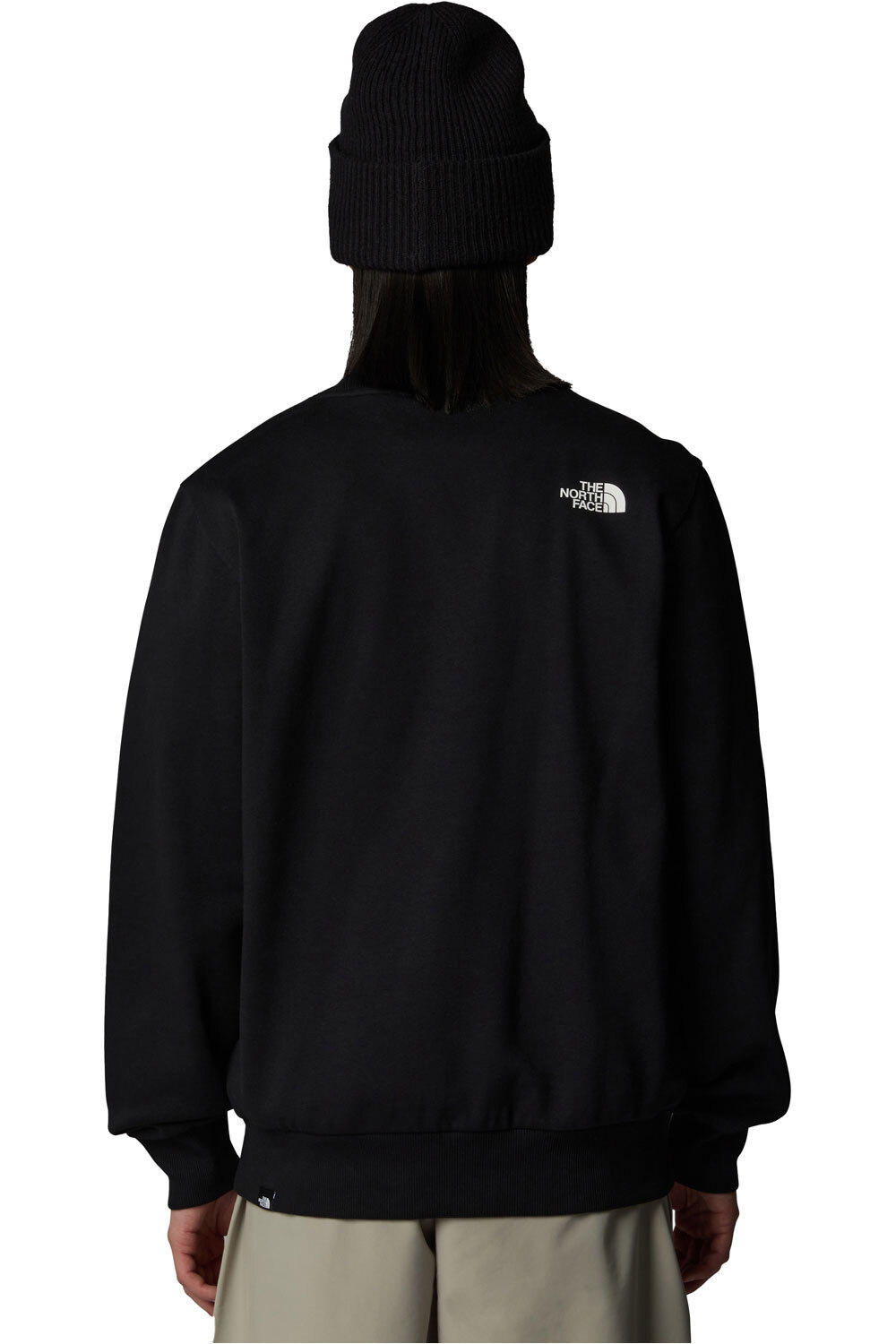 The North Face sudadera hombre M FINE CREW vista trasera