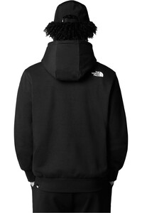 The North Face sudadera hombre M FINE HOODIE vista trasera