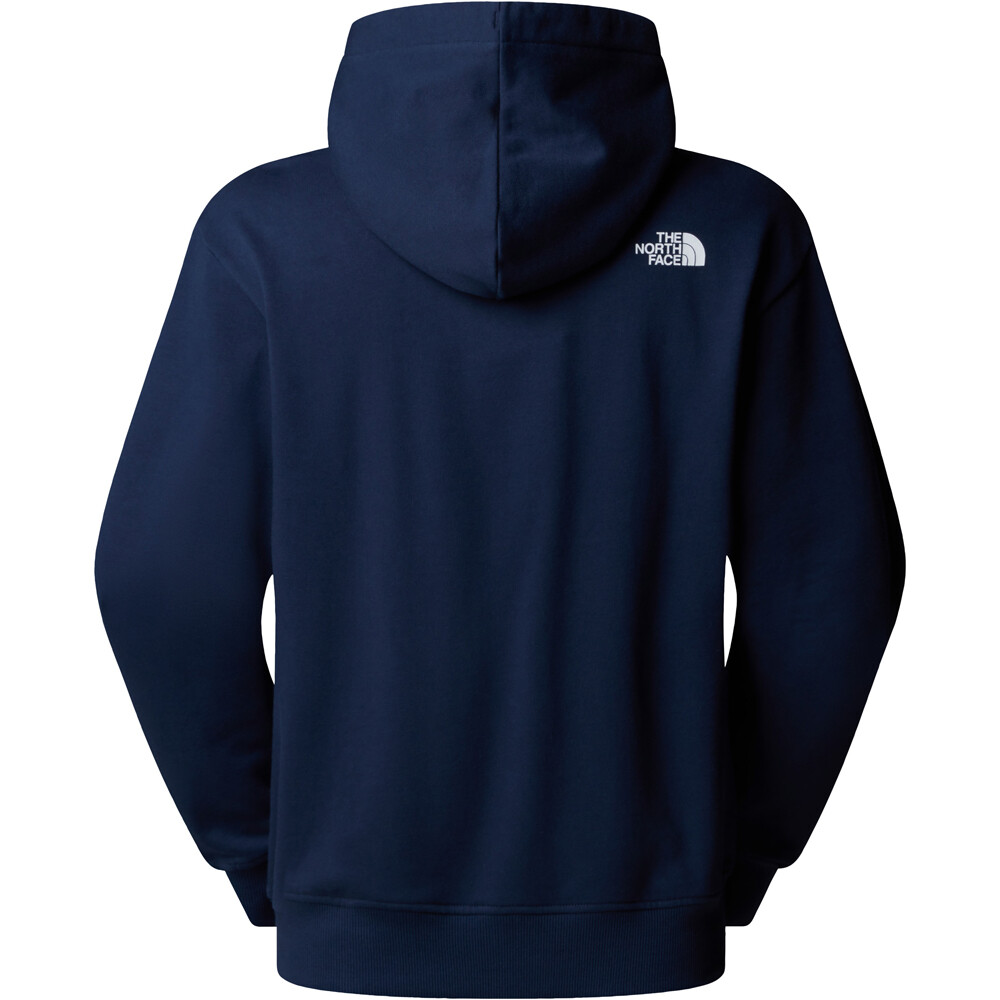 The North Face sudadera hombre M MOUNTAIN LOGO RELAXED HOODED SWEATSHIR 03