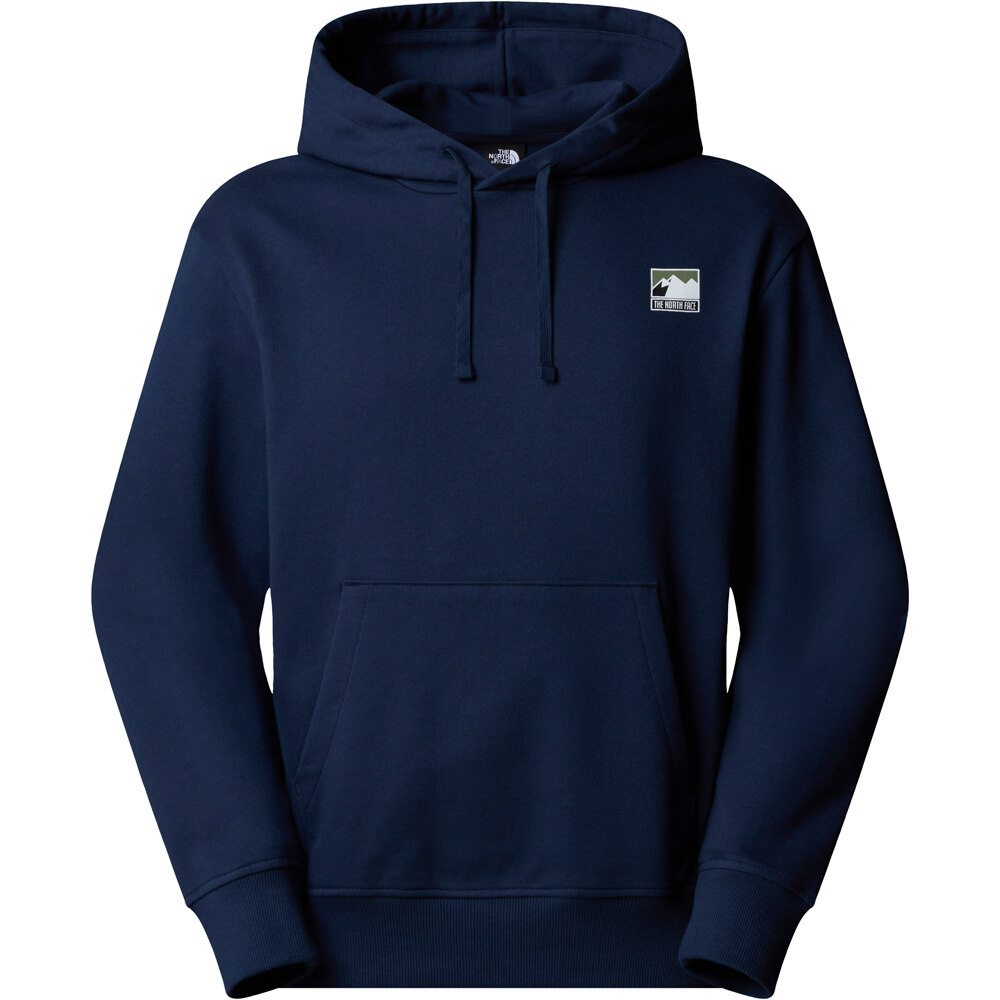 The North Face sudadera hombre M MOUNTAIN LOGO RELAXED HOODED SWEATSHIR vista detalle