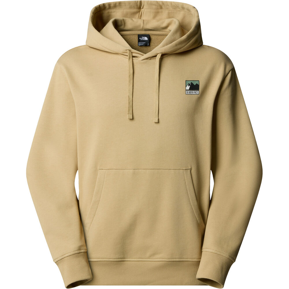 The North Face sudadera hombre M MOUNTAIN LOGO RELAXED HOODED SWEATSHIR vista detalle