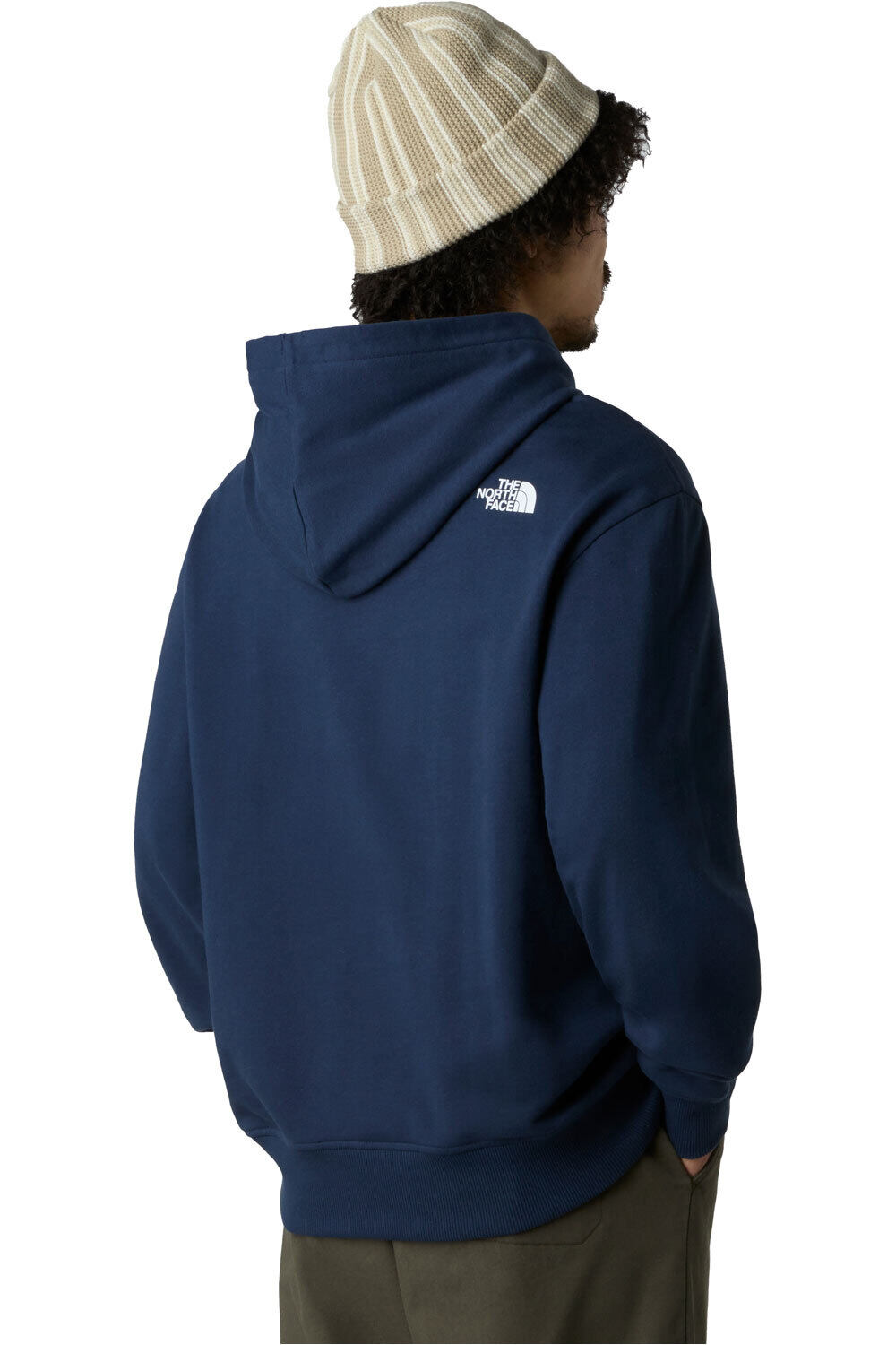The North Face sudadera hombre M MOUNTAIN LOGO RELAXED HOODED SWEATSHIR vista trasera