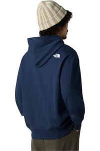 The North Face sudadera hombre M MOUNTAIN LOGO RELAXED HOODED SWEATSHIR vista trasera