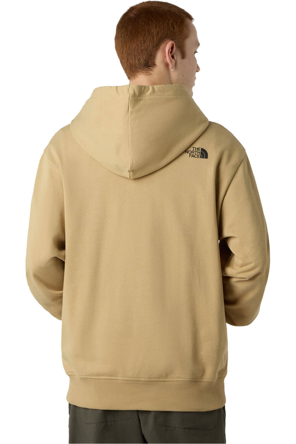 The North Face sudadera hombre M MOUNTAIN LOGO RELAXED HOODED SWEATSHIR vista trasera
