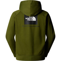The North Face sudadera hombre M RAGLAN BOX NSE HOODIE vista trasera