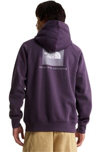 The North Face sudadera hombre M RAGLAN BOX NSE REGULAR HOODIE vista trasera