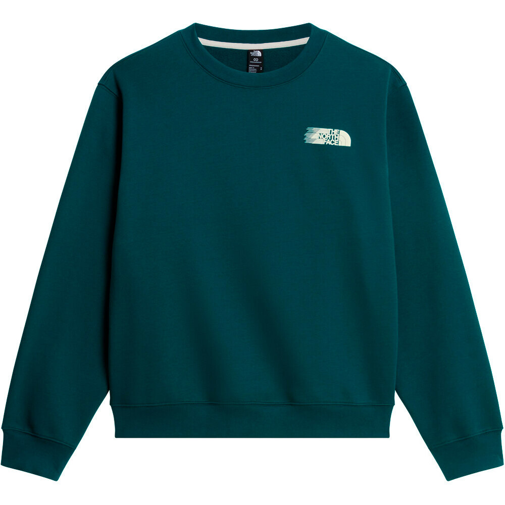 The North Face sudadera hombre M RETRO TRAIL RELAXED CREW - GRAPHIC vista detalle