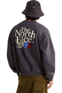 The North Face sudadera hombre M RETRO TRAIL RELAXED CREW - GRAPHIC vista trasera