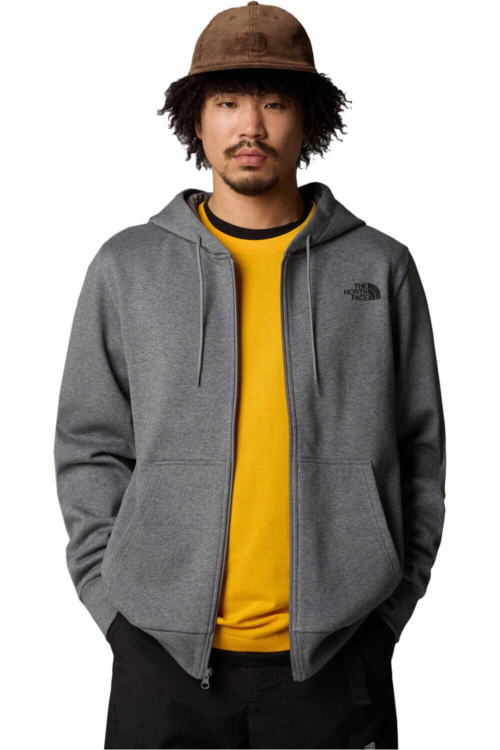 The North Face sudadera hombre M SIMPLE DOME FULL ZIP HOODIE vista detalle