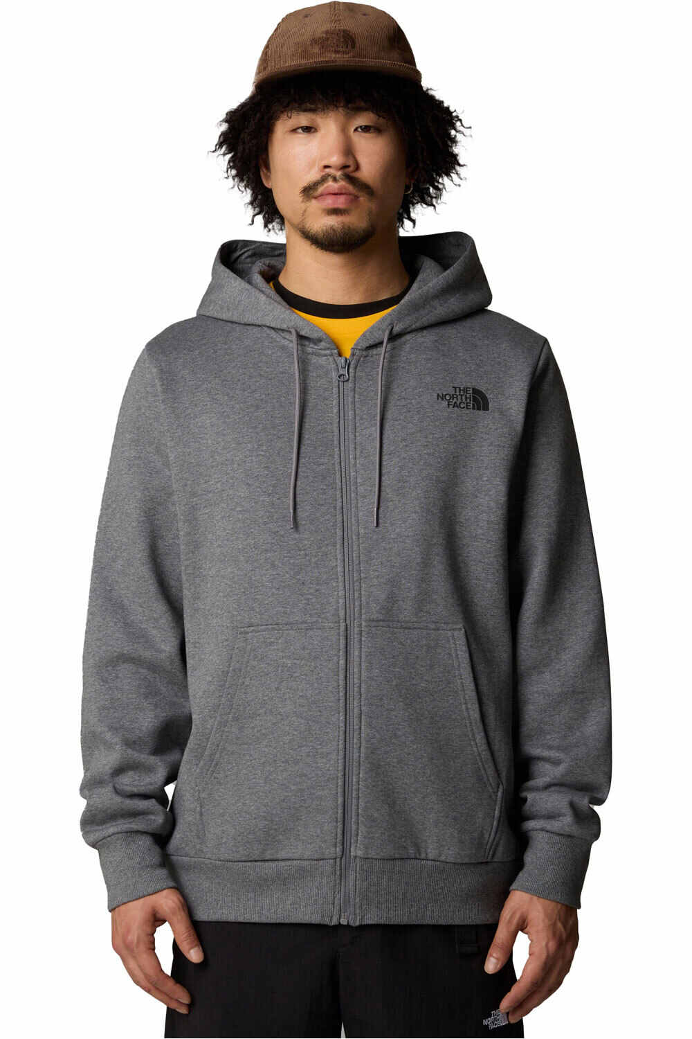 The North Face sudadera hombre M SIMPLE DOME FULL ZIP HOODIE vista frontal