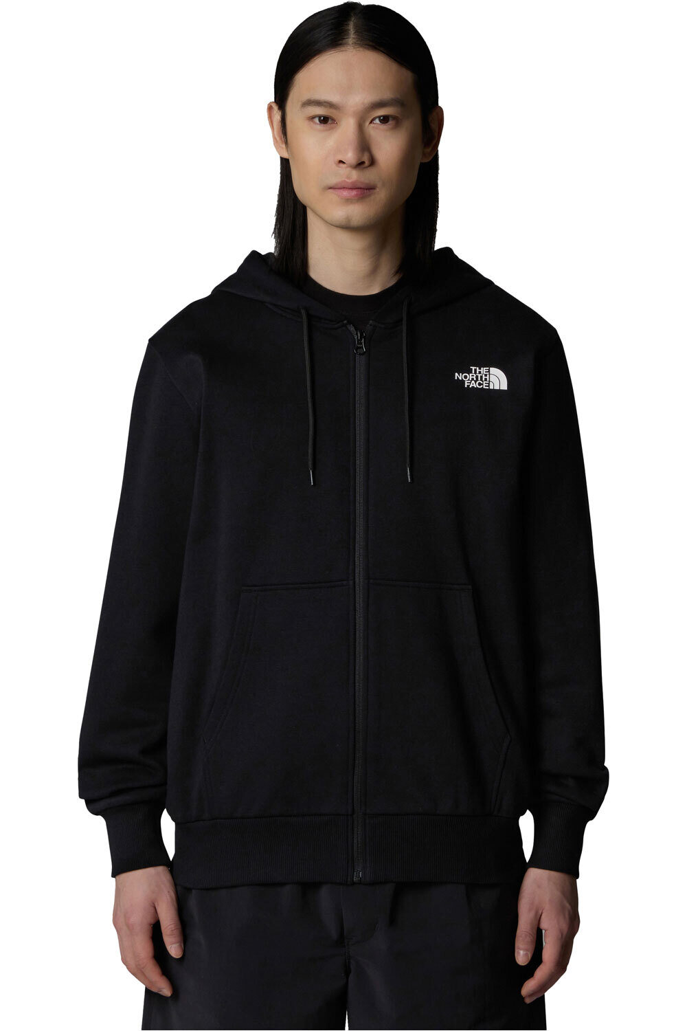 The North Face sudadera hombre M SIMPLE DOME FULL ZIP HOODIE vista frontal