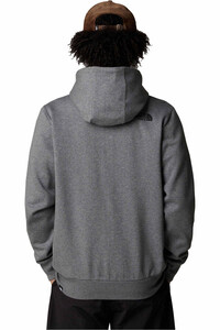 The North Face sudadera hombre M SIMPLE DOME FULL ZIP HOODIE vista trasera