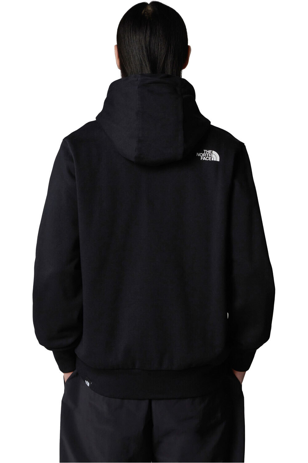 The North Face sudadera hombre M SIMPLE DOME FULL ZIP HOODIE vista trasera
