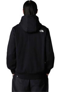 The North Face sudadera hombre M SIMPLE DOME FULL ZIP HOODIE vista trasera