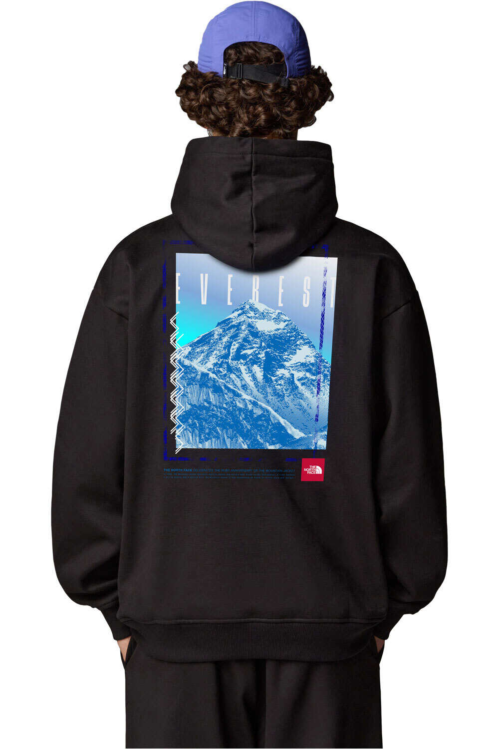 The North Face sudadera hombre U AXYS OVERSIZED HOODIE vista trasera