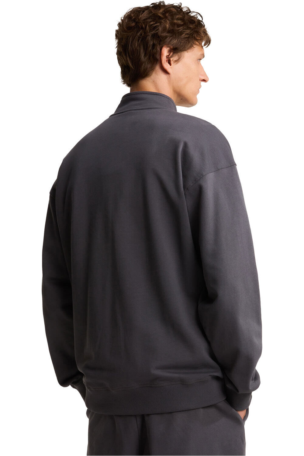 The North Face sudadera hombre U ESSENTIAL LIGHT RELAXED 1/4 ZIP CREW vista trasera