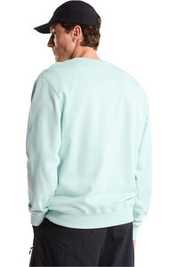 The North Face sudadera hombre U ESSENTIAL LIGHT RELAXED CREW vista trasera