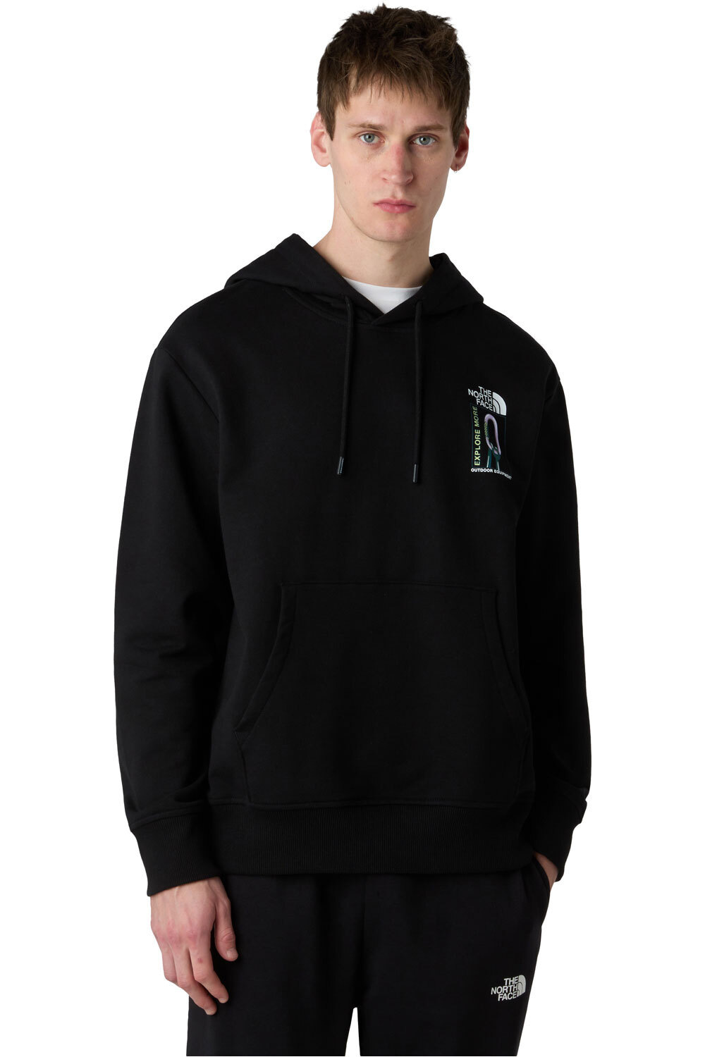 The North Face sudadera hombre U EXPLORE GEAR RELAXED HOODIE vista frontal