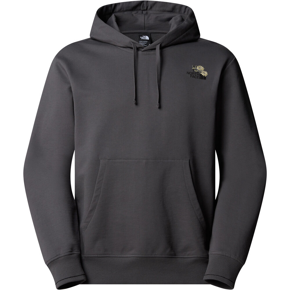 The North Face sudadera hombre U FLOWER DOME RELAXED HD SWEATSHIRT-GPH vista detalle