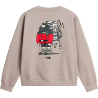 The North Face sudadera hombre U GEAR UP GET OUT RLX CREW-GRAPHIC 03