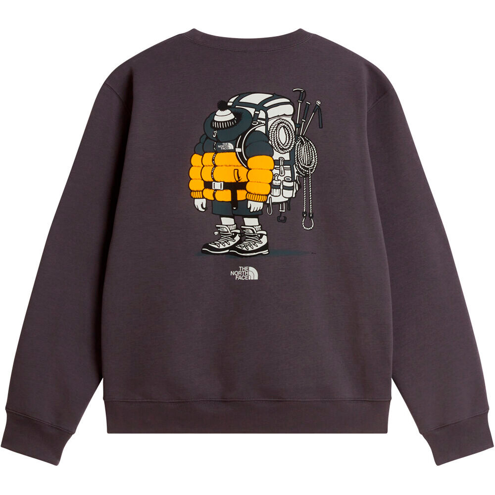The North Face sudadera hombre U GEAR UP GET OUT RLX CREW-GRAPHIC 03