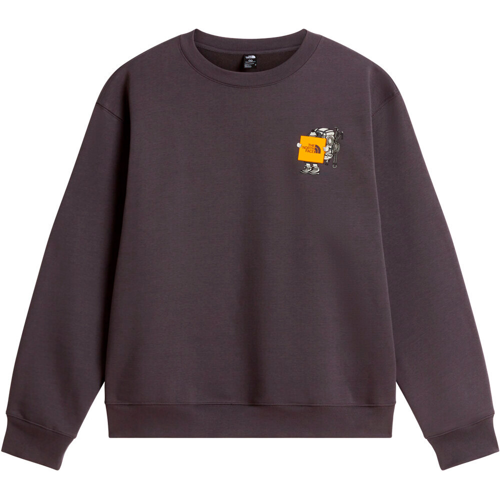 The North Face sudadera hombre U GEAR UP GET OUT RLX CREW-GRAPHIC vista detalle