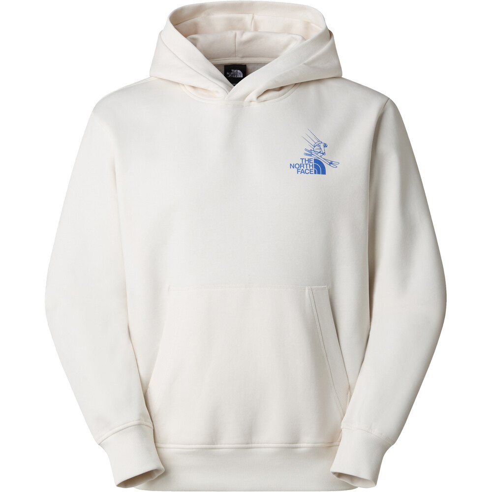 The North Face sudadera hombre U MOUNTAIN CELEBRATION RELAXED HOODIE-GR vista detalle