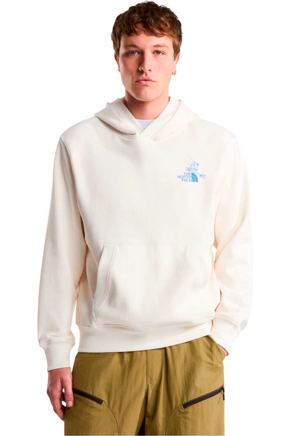 The North Face sudadera hombre U MOUNTAIN CELEBRATION RELAXED HOODIE-GR vista frontal