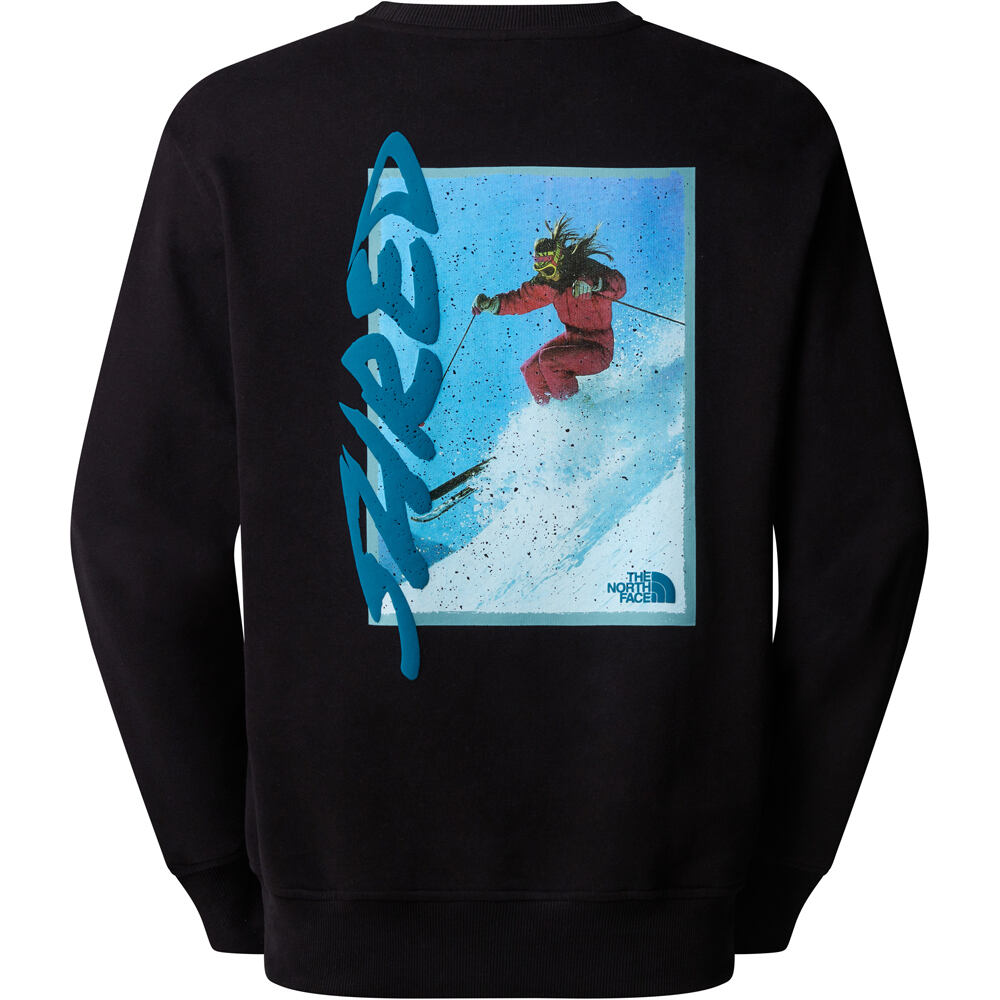 The North Face sudadera hombre U NSE SLOPES RELAXED CREW SWEATSHIRT-GRA 03