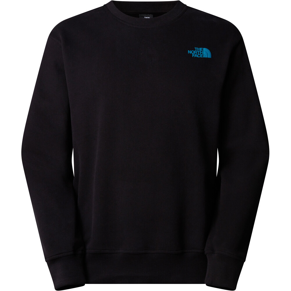 The North Face sudadera hombre U NSE SLOPES RELAXED CREW SWEATSHIRT-GRA vista detalle