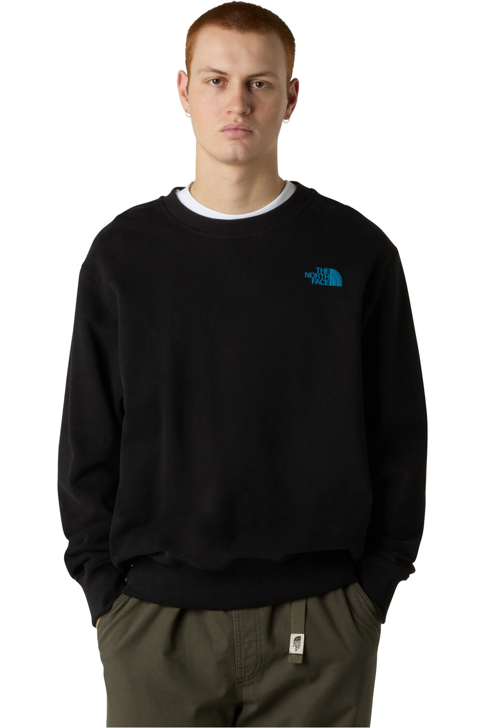 The North Face sudadera hombre U NSE SLOPES RELAXED CREW SWEATSHIRT-GRA vista frontal