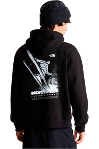 The North Face sudadera hombre U TESTED AND PROVEN RELAXED HOODIE vista trasera