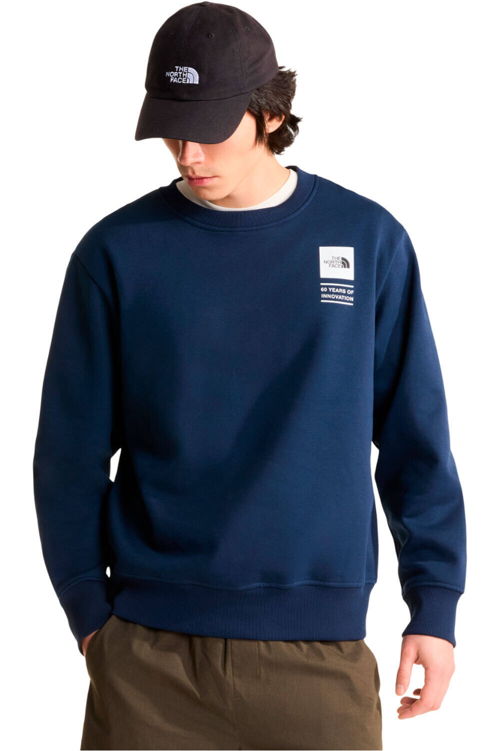 The North Face sudadera hombre U TNF CELEBRATION RELAXED CREW-GRAPHIC vista frontal