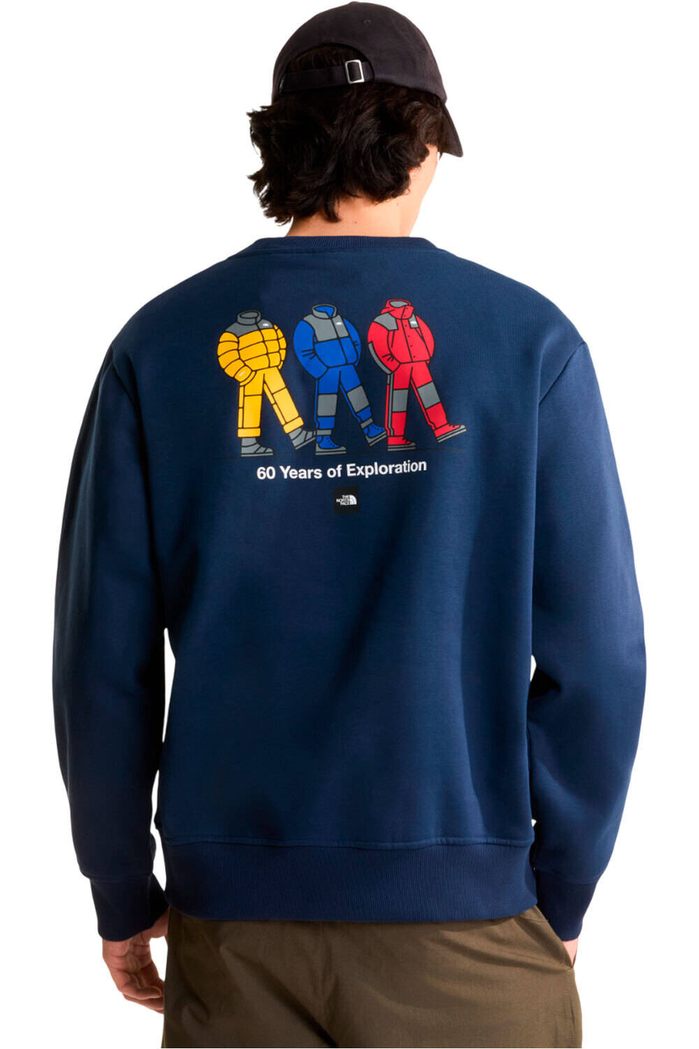 The North Face sudadera hombre U TNF CELEBRATION RELAXED CREW-GRAPHIC vista trasera