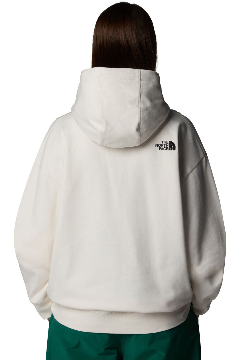 The North Face sudadera mujer W ESSENTIAL HOODIE vista trasera