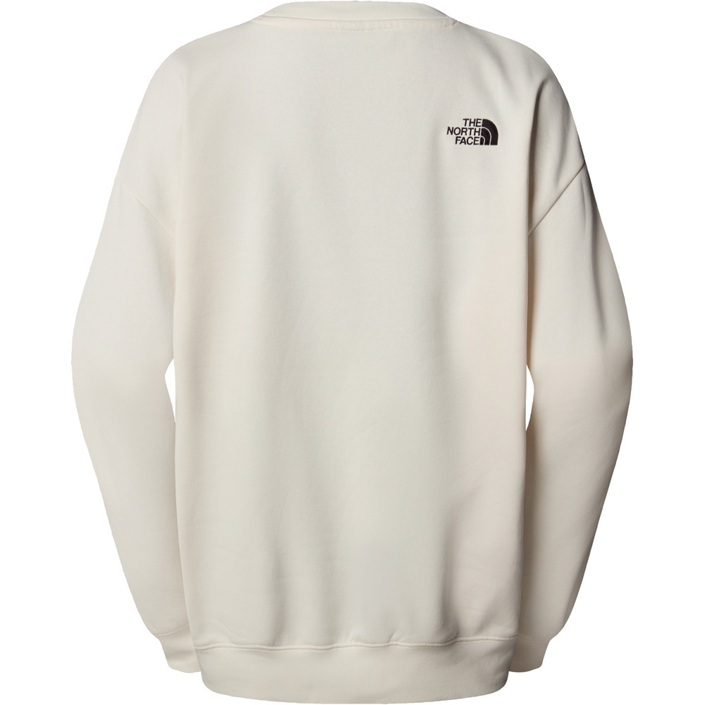 The North Face sudadera mujer W ESSENTIAL OVERSIZE CREW 03