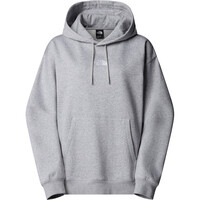The North Face sudadera mujer W ESSENTIAL OVERSIZE HOODIE vista detalle
