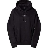 The North Face sudadera mujer W ESSENTIAL OVERSIZE HOODIE vista detalle