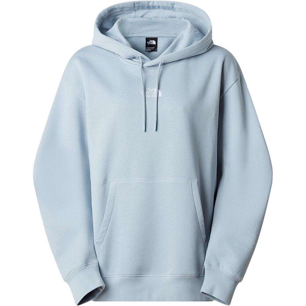 The North Face sudadera mujer W ESSENTIAL OVERSIZE HOODIE vista detalle