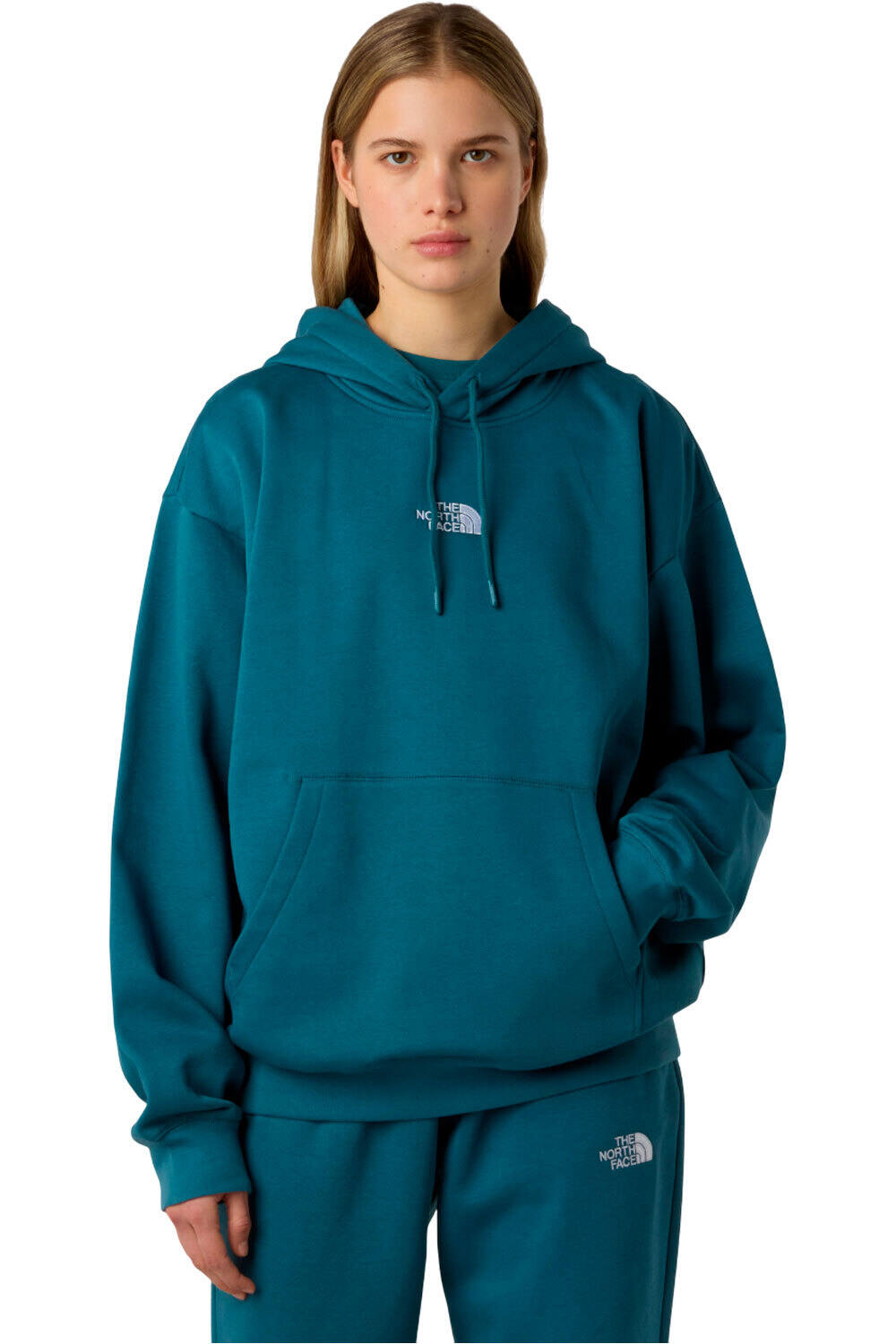 The North Face sudadera mujer W ESSENTIAL OVERSIZE HOODIE vista frontal