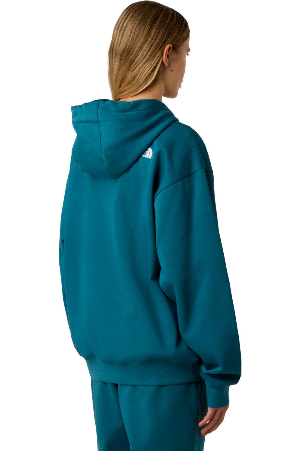 The North Face sudadera mujer W ESSENTIAL OVERSIZE HOODIE vista trasera
