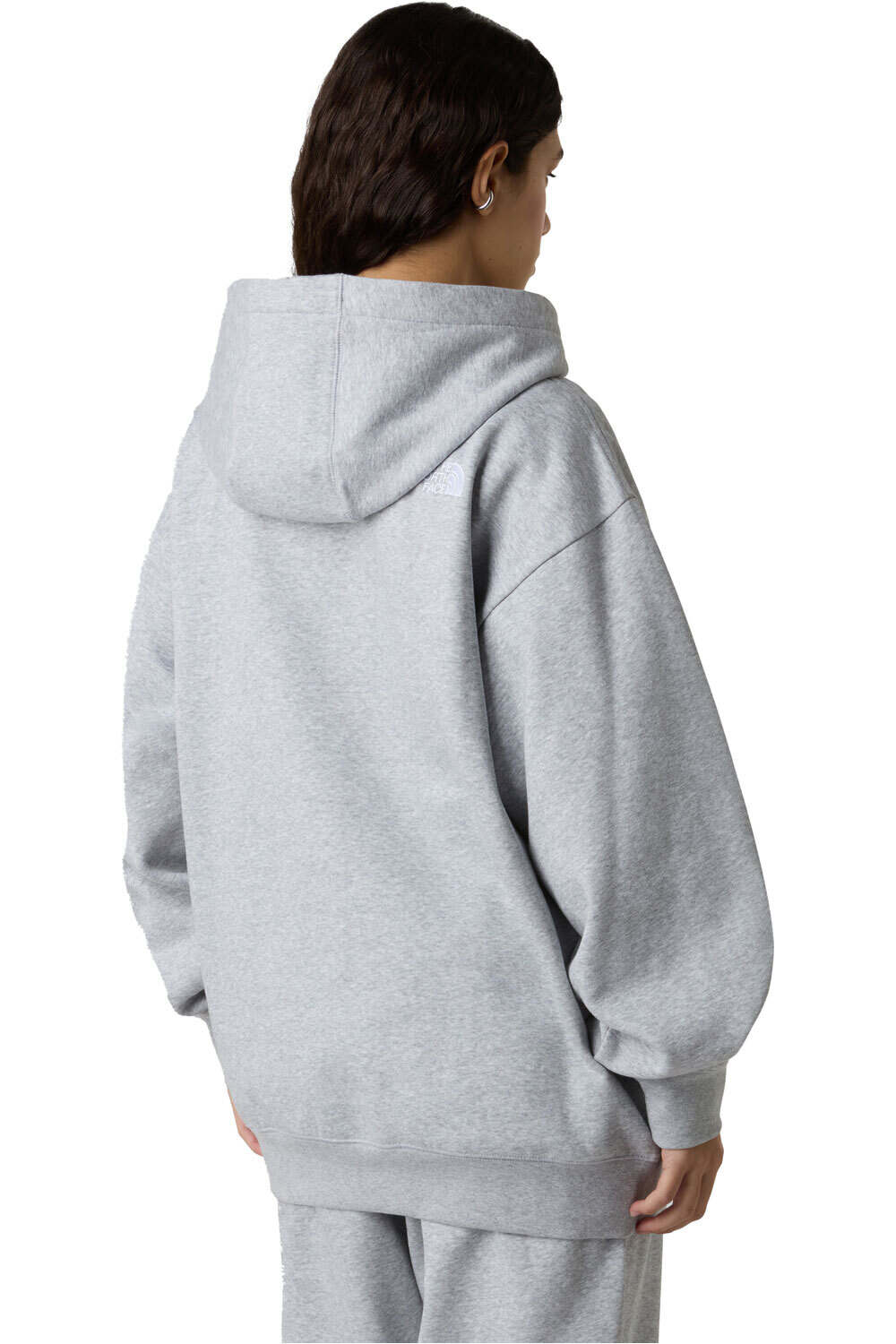 The North Face sudadera mujer W ESSENTIAL OVERSIZE HOODIE vista trasera